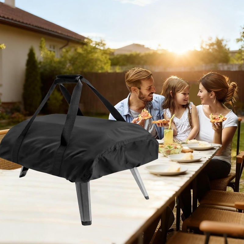 TwoPone Pizza Oven Cover for ooni Koda 16,Waterproof Pizza Oven Accessories Carry Cover for Outdoor,600D Pizza Oven Covers with Pocket - Image 5